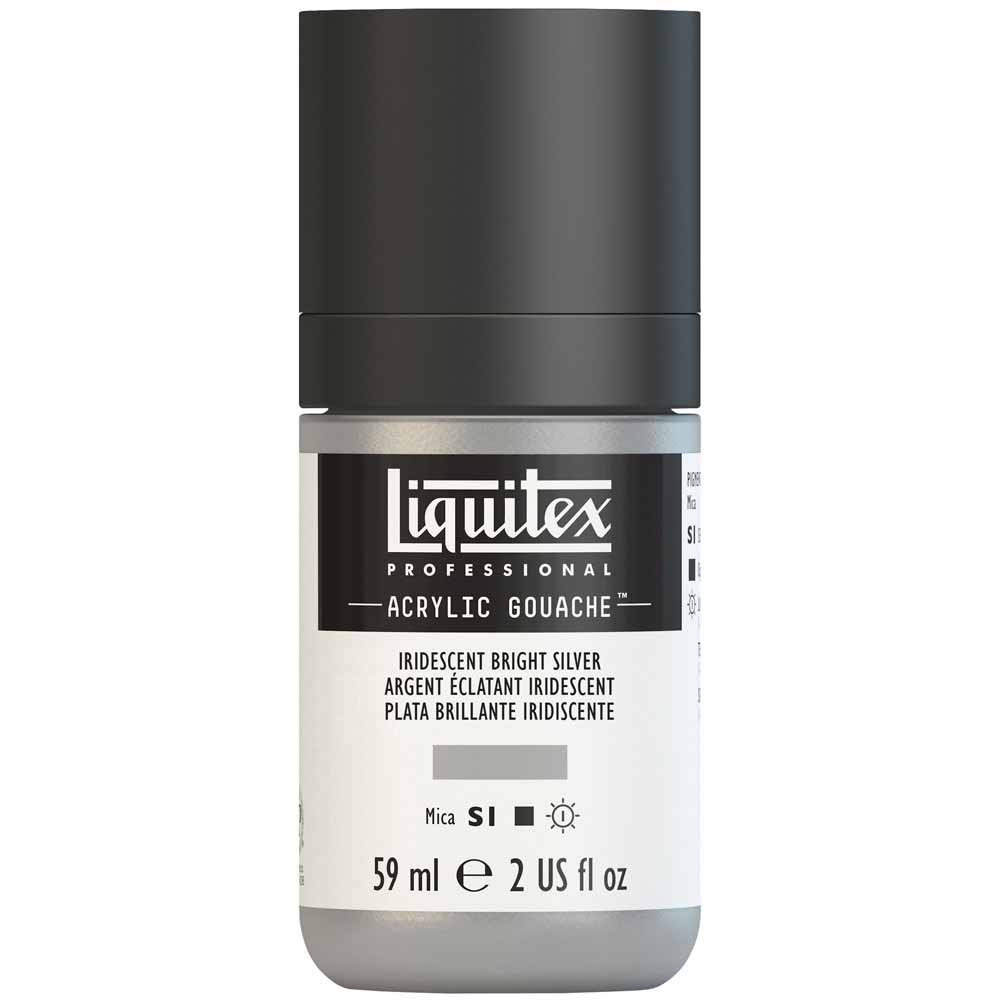 Liquitex Professional Akrilik Guaj Boya 59ml Iridescent Bright Silver 236 S1