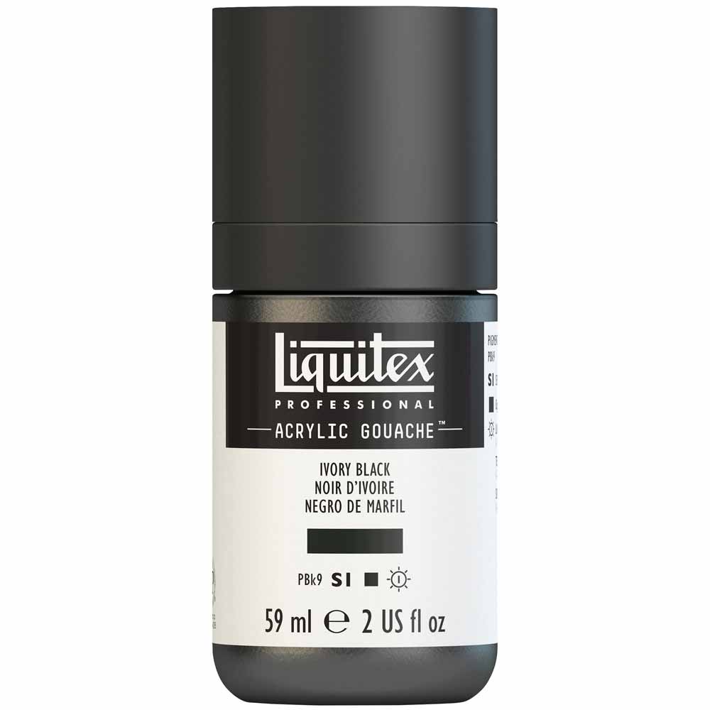 Liquitex Professional Akrilik Guaj Boya 59ml Ivory Black 244 S1