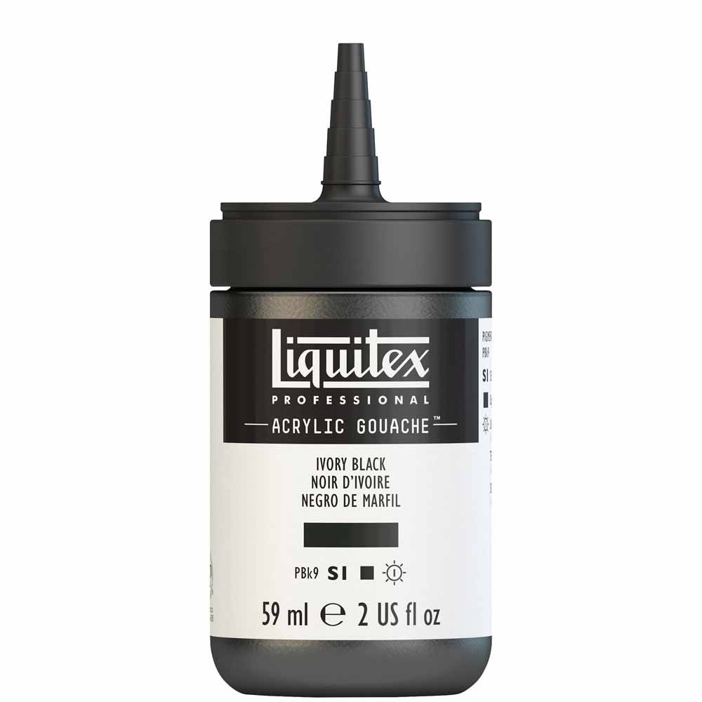Liquitex Professional Akrilik Guaj Boya 59ml Ivory Black 244 S1