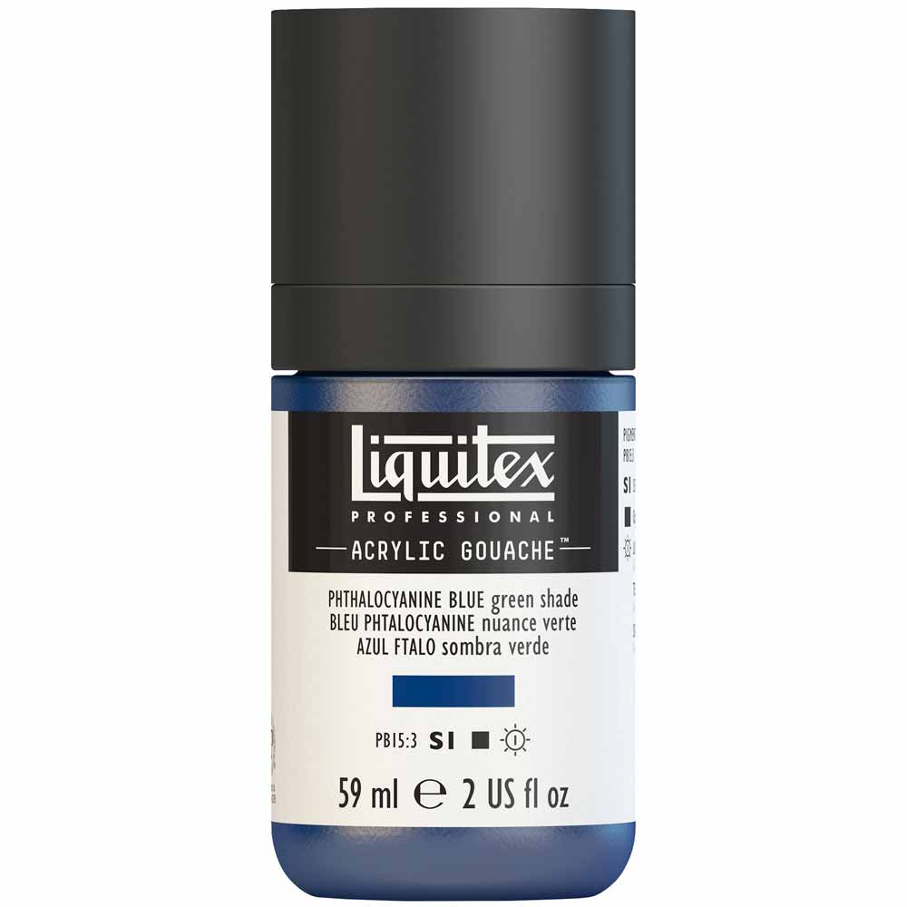 Liquitex Professional Akrilik Guaj Boya 59ml Phthalocyanine Blue Green Shade 316 S1
