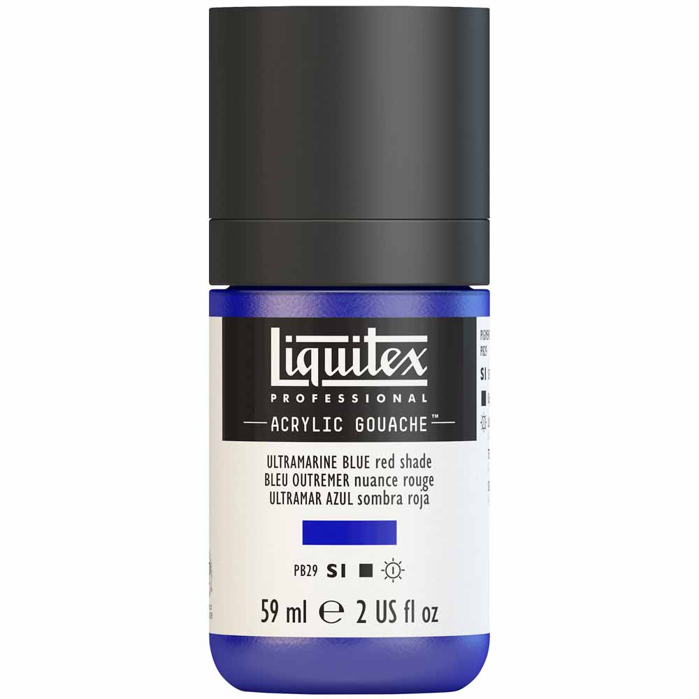 Liquitex Professional Akrilik Guaj Boya 59ml Ultramarine Blue Red Shade 382 S1