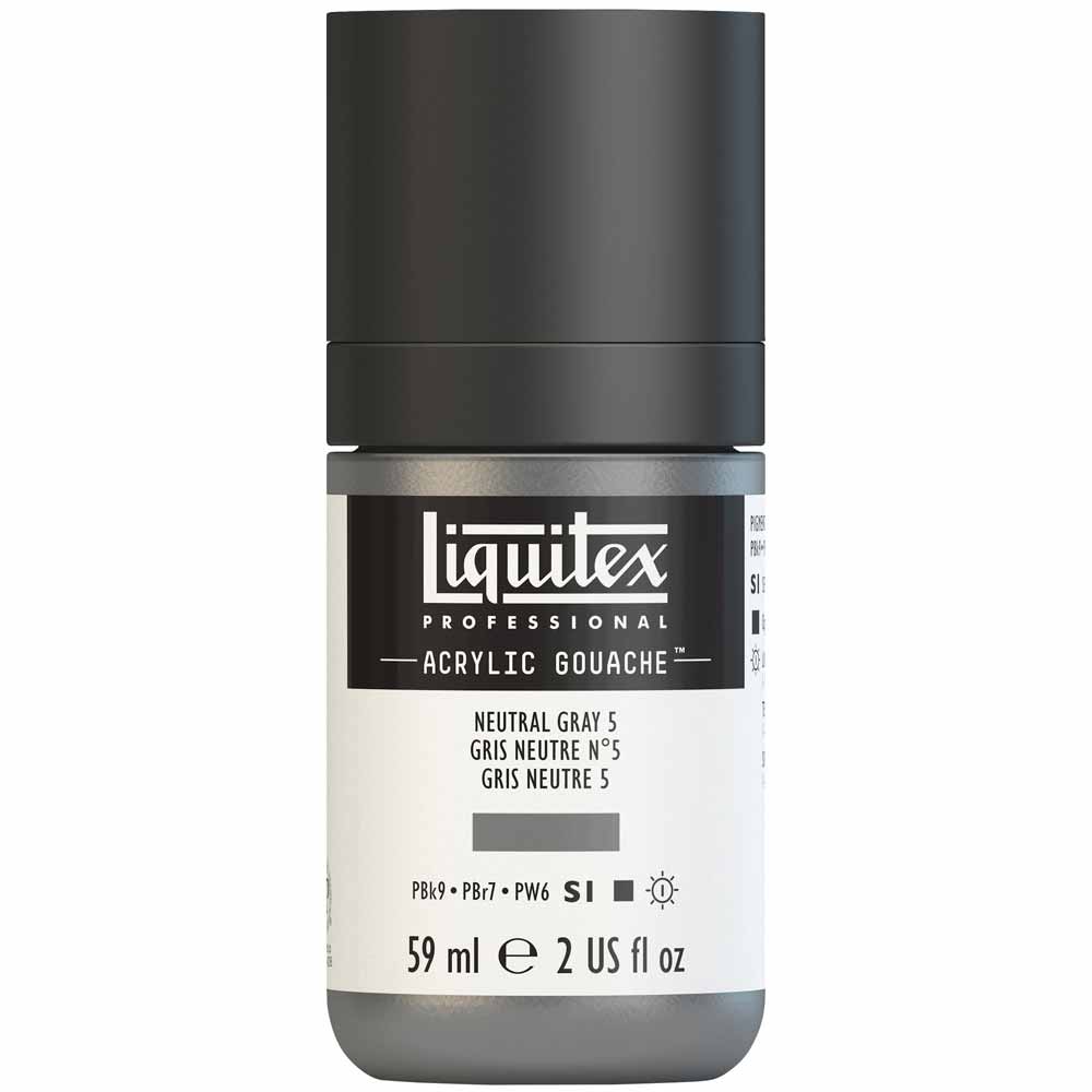 Liquitex Professional Akrilik Guaj Boya 59ml Neutral Gray 5 599 S1