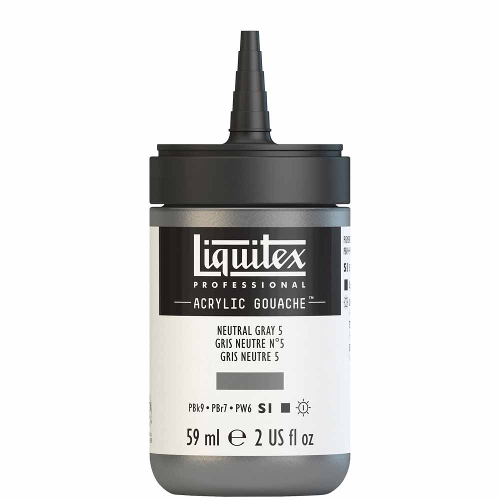 Liquitex Professional Akrilik Guaj Boya 59ml Neutral Gray 5 599 S1