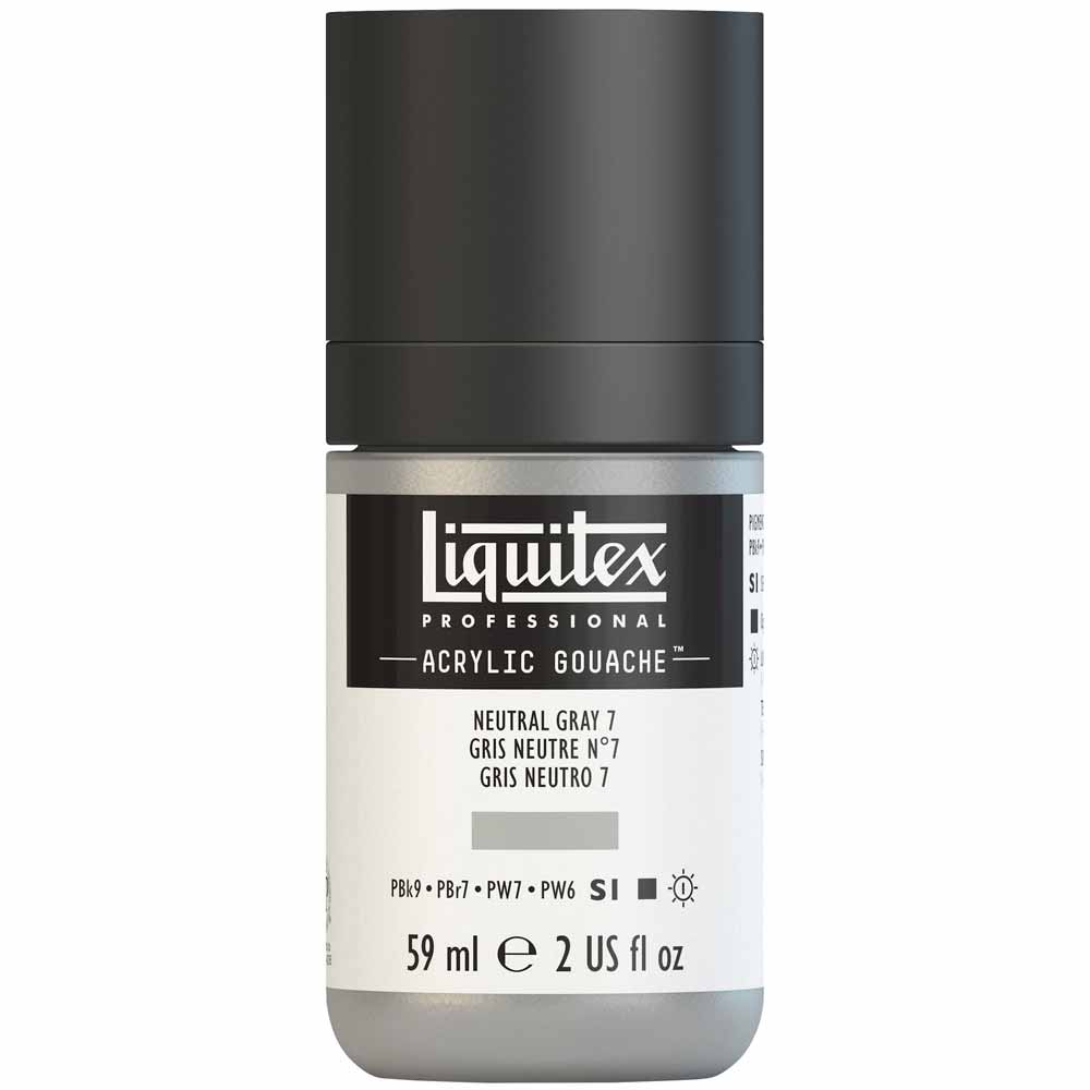 Liquitex Professional Akrilik Guaj Boya 59ml Neutral Gray 7 600 S1