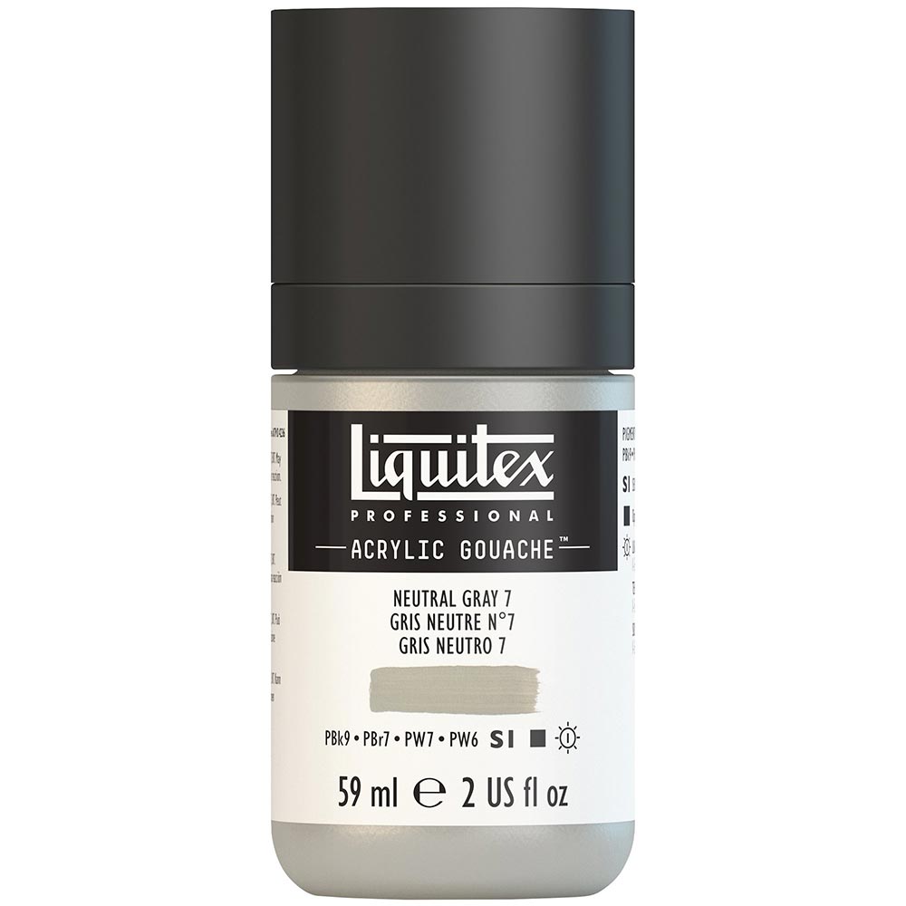 Liquitex Professional Akrilik Guaj Boya 59ml Neutral Gray 7 600 S1