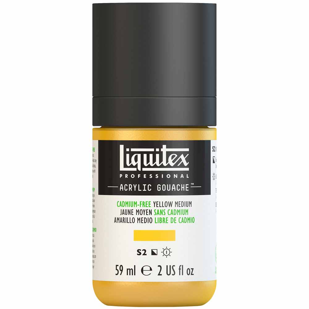 Liquitex Professional Akrilik Guaj Boya 59ml Cadmium-Free Yellow Medium 890 S2