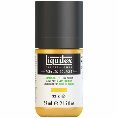 Liquitex Professional Akrilik Guaj Boya 59ml Cadmium-Free Yellow Medium 890 S2