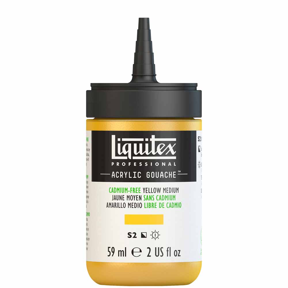 Liquitex Professional Akrilik Guaj Boya 59ml Cadmium-Free Yellow Medium 890 S2