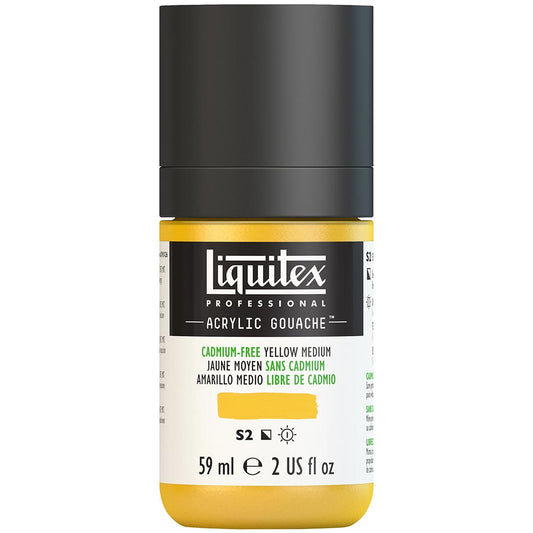 Liquitex Professional Akrilik Guaj Boya 59ml Cadmium-Free Yellow Medium 890 S2