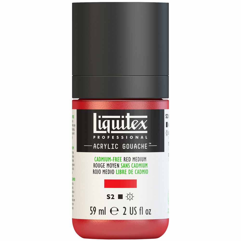 Liquitex Professional Akrilik Guaj Boya 59ml Cadmium-Free Red Medium 894 S2