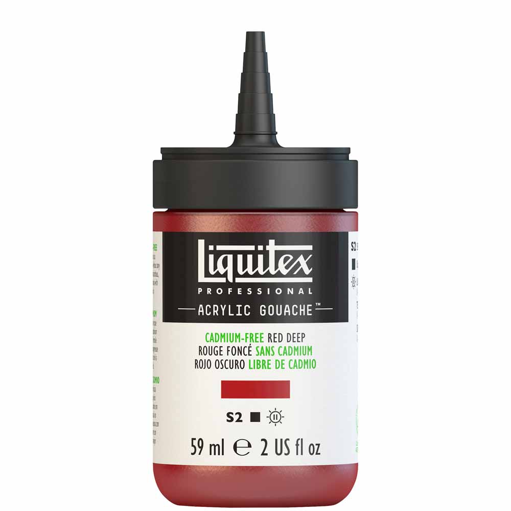 Liquitex Professional Akrilik Guaj Boya 59ml Cadmium-Free Red Deep 895 S2