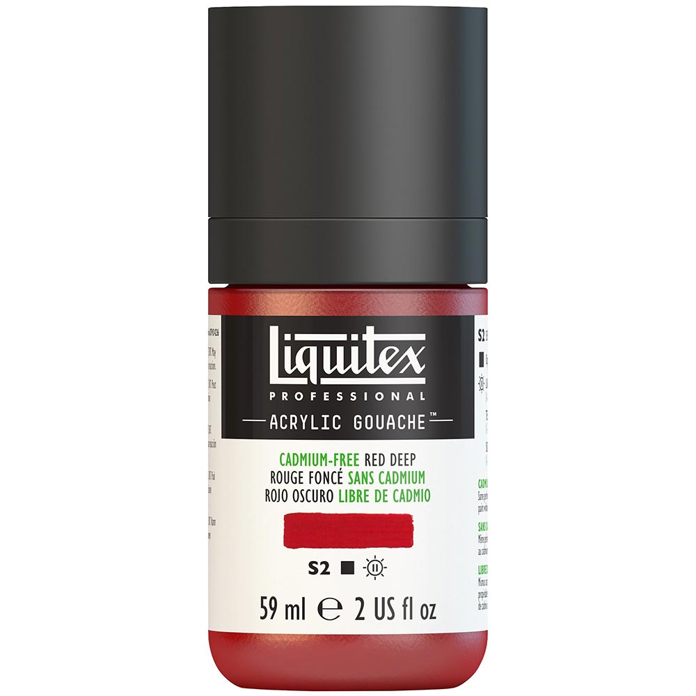 Liquitex Professional Akrilik Guaj Boya 59ml Cadmium-Free Red Deep 895 S2