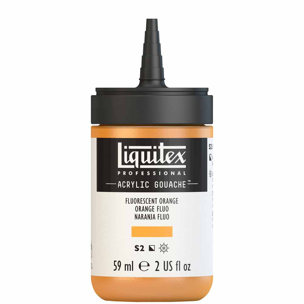 Liquitex Professional Akrilik Guaj Boya 59ml Fluorescent Orange 982 S2