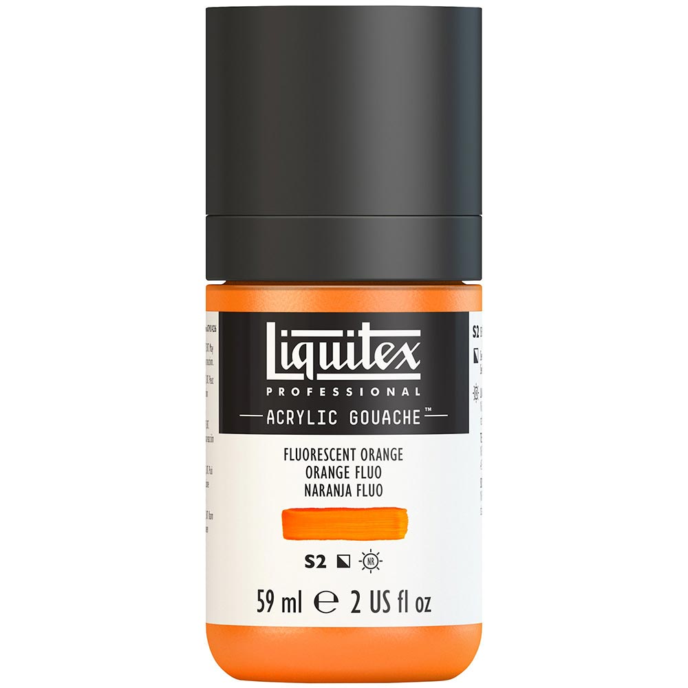 Liquitex Professional Akrilik Guaj Boya 59ml Fluorescent Orange 982 S2