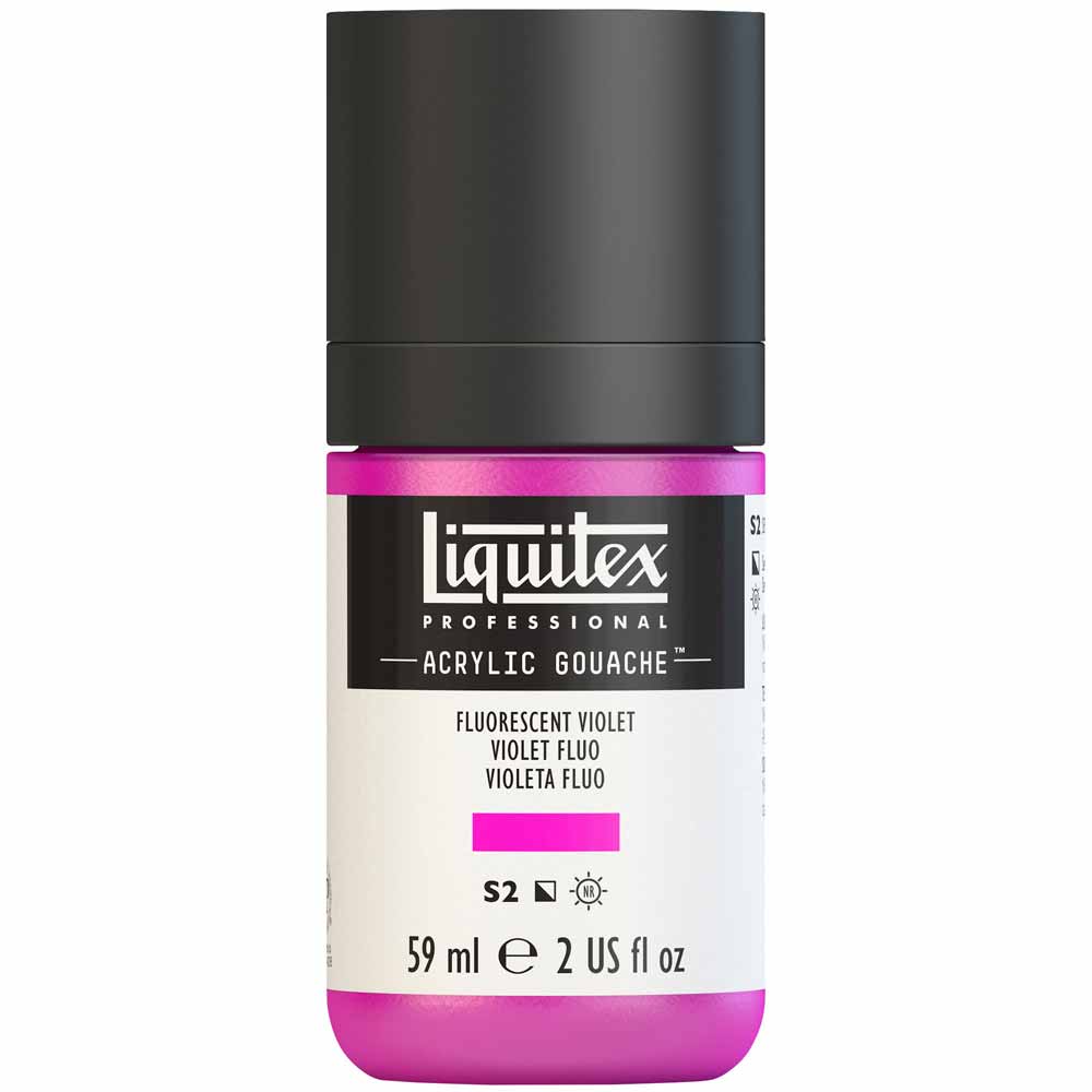 Liquitex Professional Akrilik Guaj Boya 59ml Fluorescent Violet 986 S2