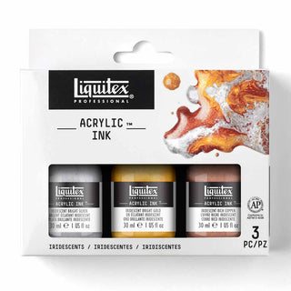 Liquitex Professional Akrilik Mürekkep Seti 3x30ml Iridescent