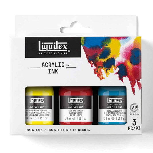 Liquitex Professional Akrilik Mürekkep Seti 3x30ml Essentials