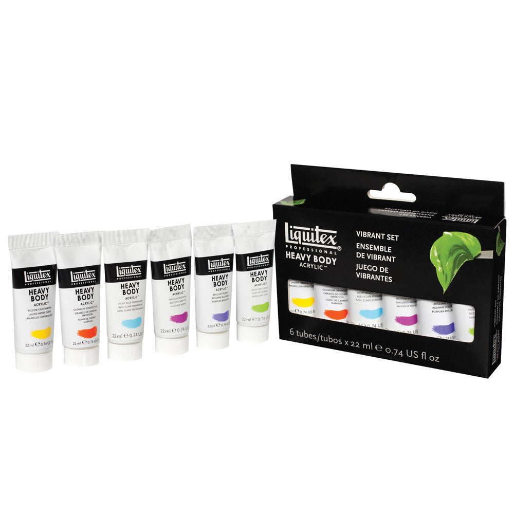 Liquitex Professional Heavy Body Akrilik Boya Set 6x22ml Vibrants