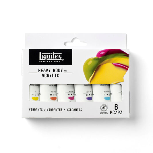Liquitex Professional Heavy Body Akrilik Boya Set 6x22ml Vibrants