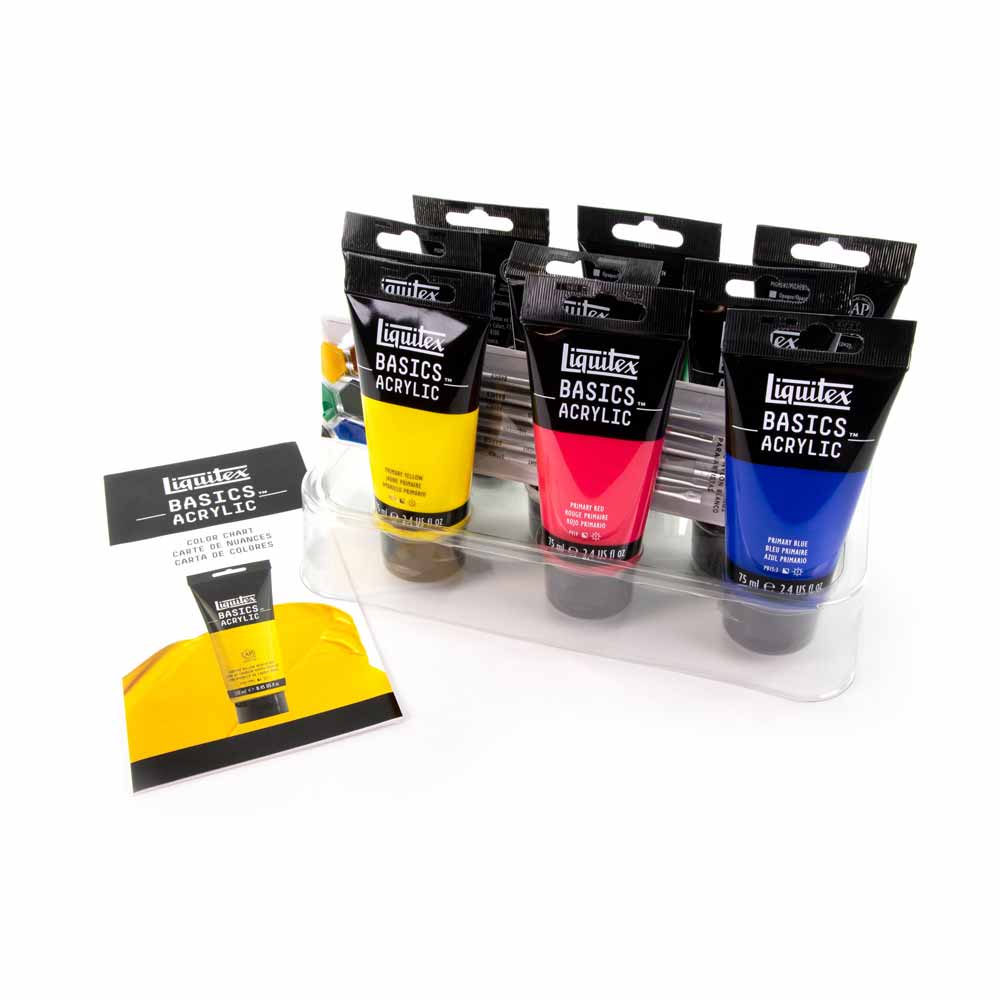 Liquitex Basics Akrilik Boya Seti Plastik Kutulu Başlangıç Seti