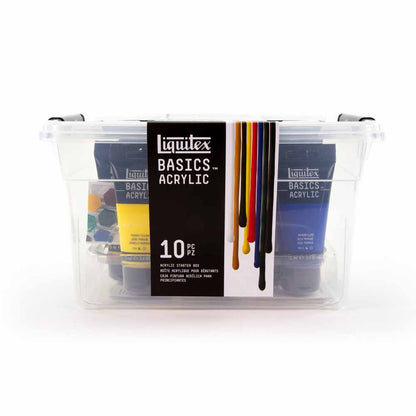 Liquitex Basics Akrilik Boya Seti Plastik Kutulu Başlangıç Seti