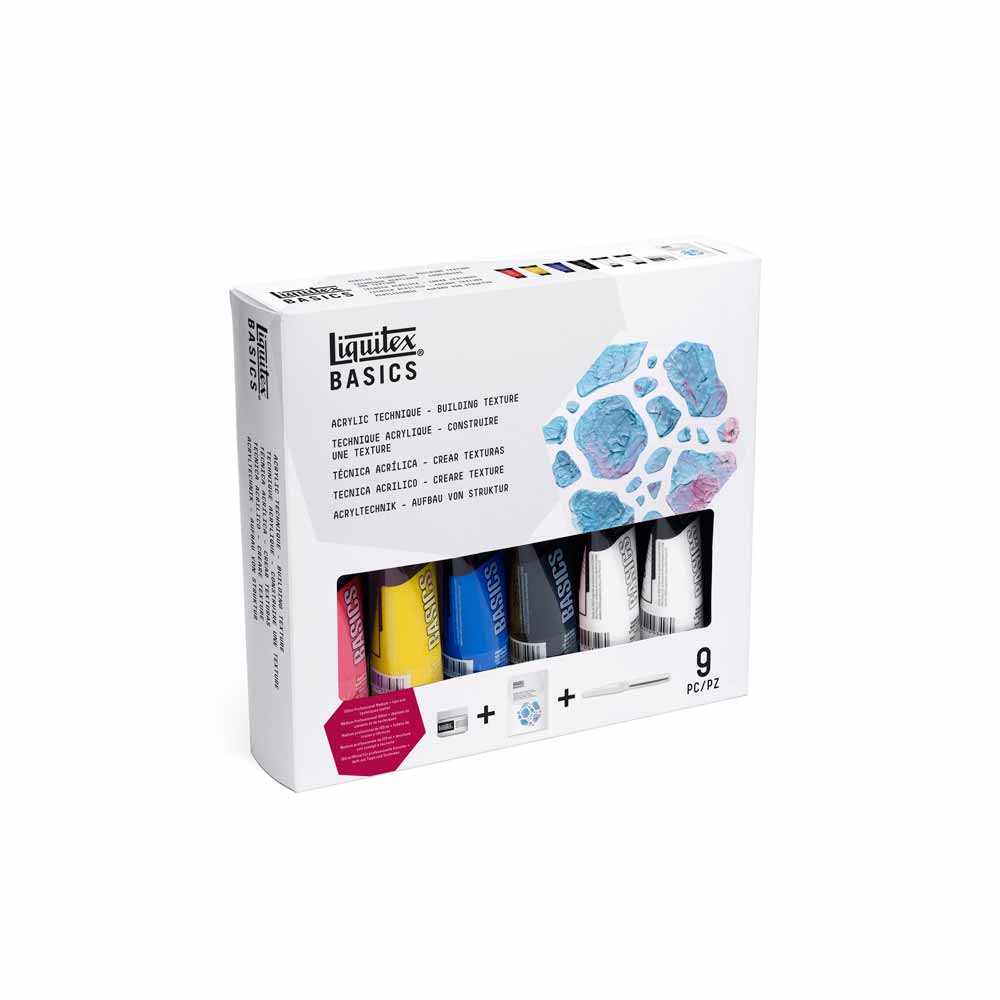 Liquitex Basics Acrylic Technique Building Texture Set (Doku Teknikleri Seti)
