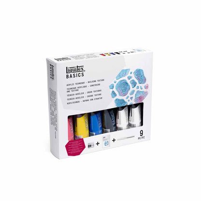 Liquitex Basics Acrylic Technique Building Texture Set (Doku Teknikleri Seti)