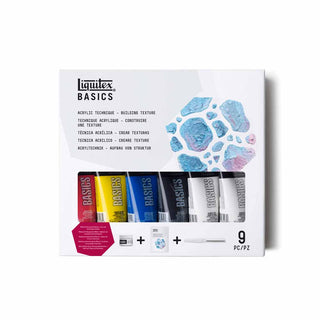 Liquitex Basics Acrylic Technique Building Texture Set (Doku Teknikleri Seti)