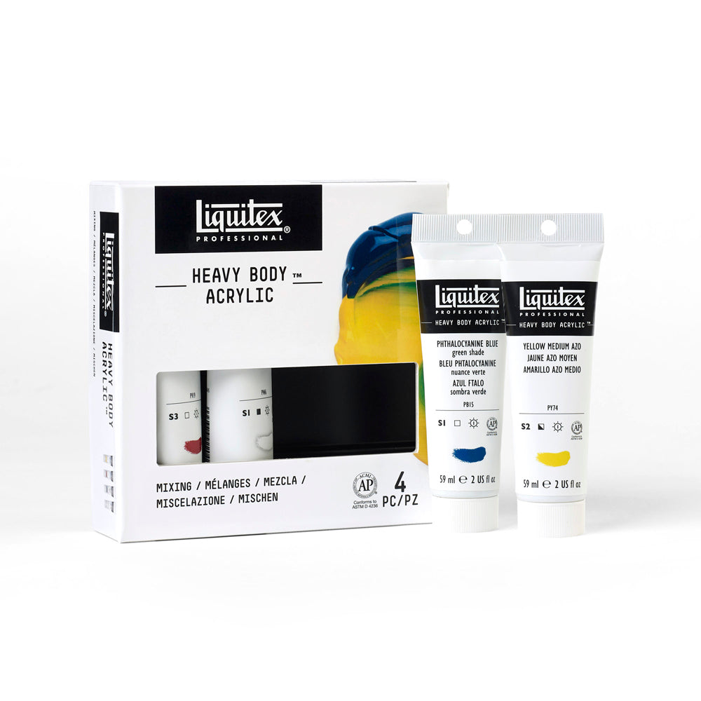 Liquitex Professional Heavy Body Akrilik Boya Set 4x59ml Mixing