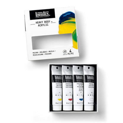 Liquitex Professional Heavy Body Akrilik Boya Set 4x59ml Mixing