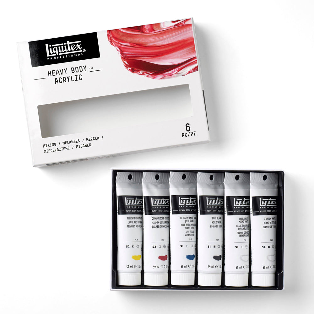 Liquitex Professional Heavy Body Akrilik Boya Set 6x59ml Mixing