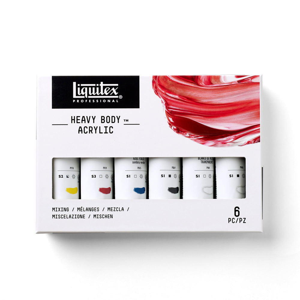 Liquitex Professional Heavy Body Akrilik Boya Set 6x59ml Mixing