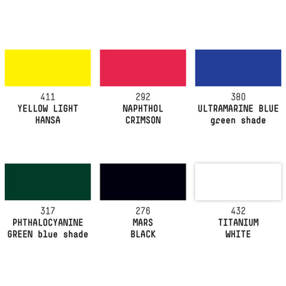 Liquitex Professional Heavy Body Akrilik Boya Set 6x59ml Classic