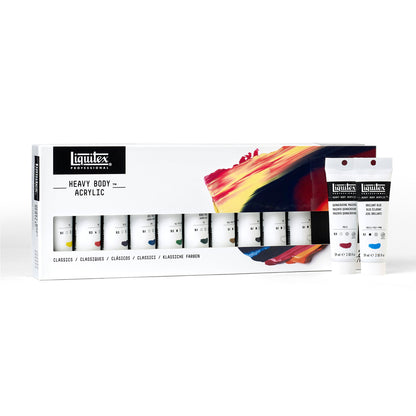 Liquitex Professional Heavy Body Akrilik Boya Set 12x59ml Classic