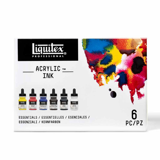 Liquitex Professional Akrilik Mürekkep Seti 6x30ml Essentials