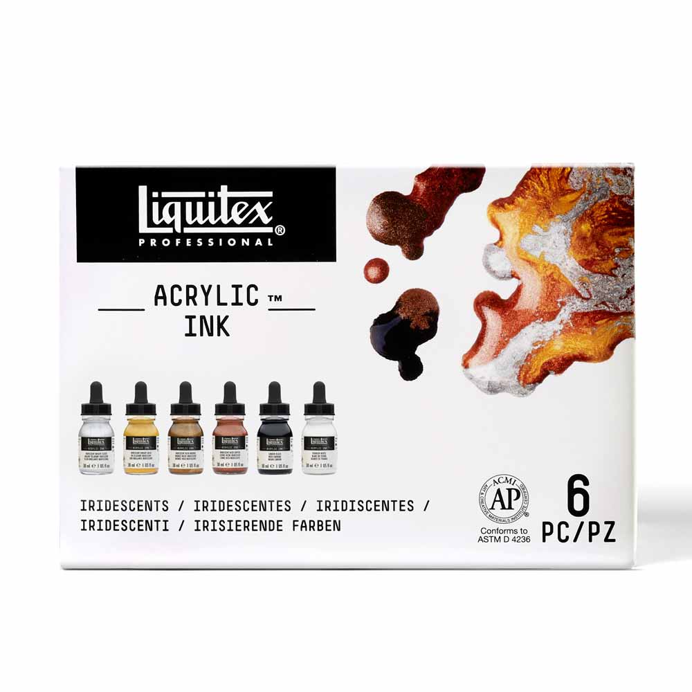 Liquitex Professional Akrilik Mürekkep Seti 6x30ml Metallic