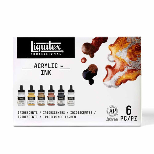 Liquitex Professional Akrilik Mürekkep Seti 6x30ml Metallic