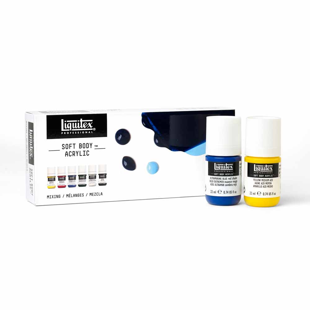 Liquitex Professional Soft Body Akrilik Boya 6x22ml Set Mixing