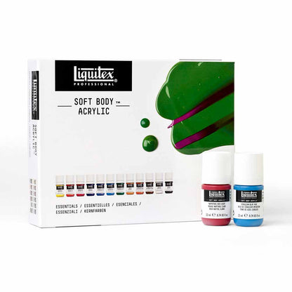 Liquitex Professional Soft Body Akrilik Boya 12x22ml Set Essentials