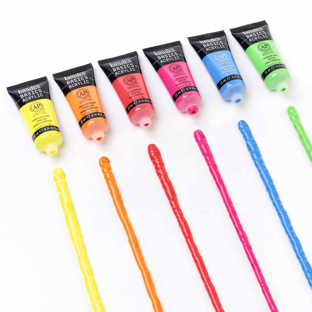 Liquitex Basics Akrilik Boya Seti 6x22ml Floresan