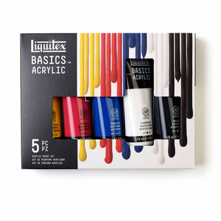 Liquitex Basics Akrilik Boya Seti 5x118ml Okul