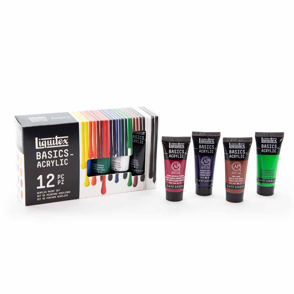 Liquitex Basics Akrilik Boya Seti 12x22ml