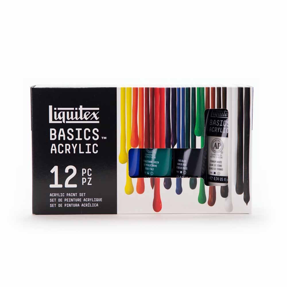 Liquitex Basics Akrilik Boya Seti 12x22ml