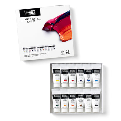 Liquitex Professional Heavy Body Akrilik Boya Set 12x22ml Essentials