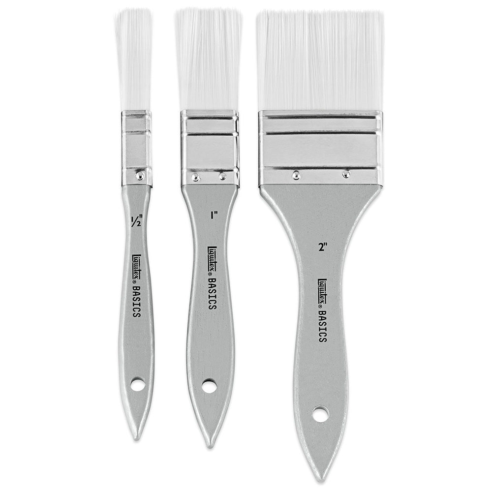 Liquitex Basics Fırçalar Set 3x Sentetik Zemin Fırçaları
