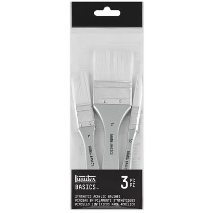 Liquitex Basics Fırçalar Set 3x Sentetik Zemin Fırçaları