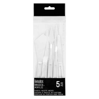 Liquitex Basics Akrilik 5x Plastik Palet Spatülü Set