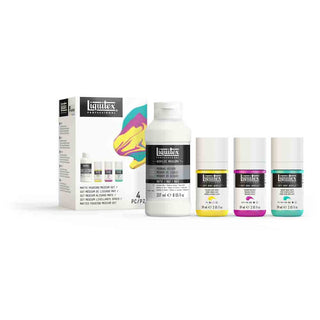 Liquitex Professional Acrylic Matte Pouring Medium Soft Body Set (Mat Pouring Seti)