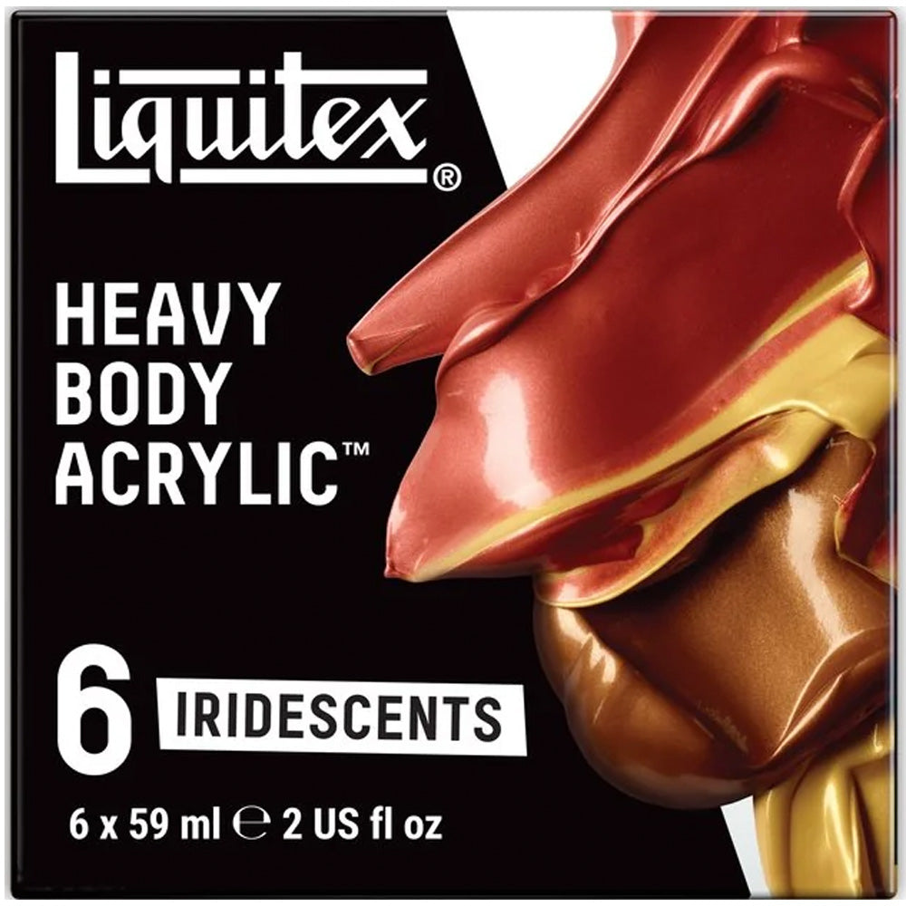 Liquitex Professional Heavy Body Akrilik Boya Set Iridescent 6x59ml