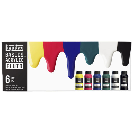 Liquitex Basics Fluid Akrilik Boya Seti 6x118ml
